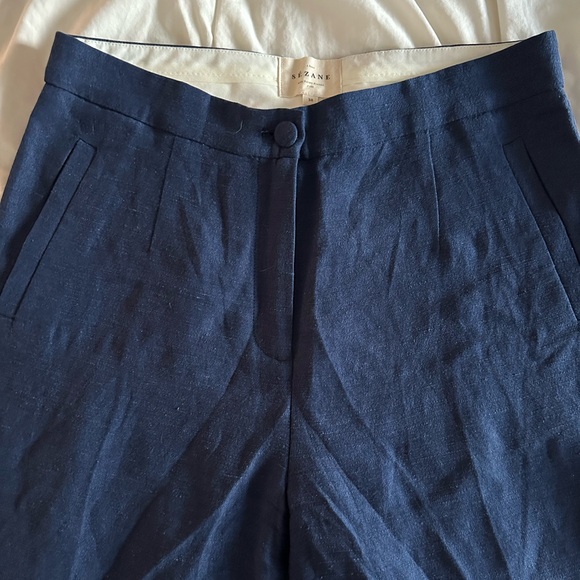 Sezane blue trousers EU 38 / US 6 - Picture 1 of 9